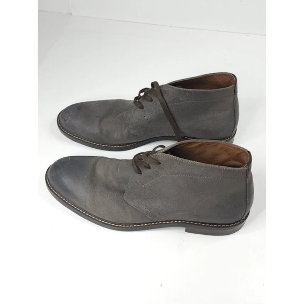 1901 Gray Men Oxford Chukka Lace Up Dress‎ Business Shoes 58665 Size 13